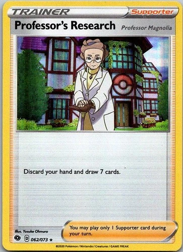 Professor's Research (Professor Magnolia) 062/073 Holo Champion's Path Pokemon - product listing photo