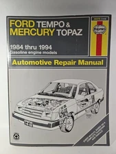 Ford Tempo & Mercury Topaz 1984-1994 Haynes Repair Manual 36078 (1418)