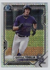2021 Bowman Chrome Prospects Mega Box Mojo Refractor Michael Toglia 10c7