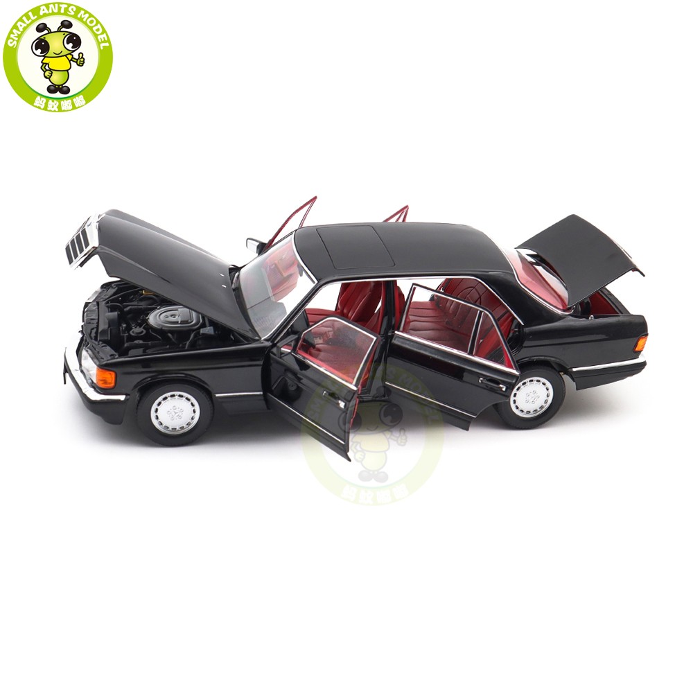1/18 Mercedes Benz 560 SEL 1991 W126 Norev 183788 Black Diecast