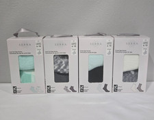Serra Ladies Spa Socks 2 Pack Fits Shoe Size 4-10 Fuzzy Soft Aloe Infused New
