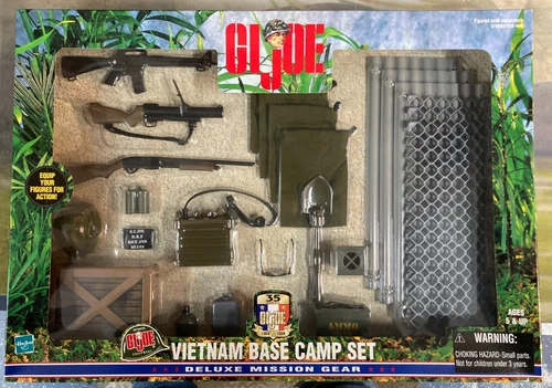 1999 G.I. Joe Classic Collection Vietnam Base Camp Set Deluxe Mission Gear NEW