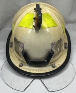 Vintage FDNY Battalion Chief Fire Helmet 9/11