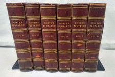 Plutarch’s Lives of the Noble Grecians & Romans 1895 6-Vol Set Antique Classics