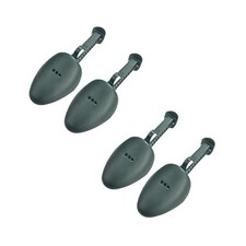 WAJJ 2 Pairs Plastic Shoe Tree Stretcher Shaper for Men Adjustable Greenx2