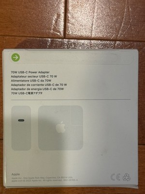 【純正・新品】Apple 70W USB-C アダプタ & MagSafe 3 A2743 – Genuine Apple 70W USB-C Power Adapter Charger for MagSafe