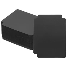 50 Pcs Index Card Dividers Football Trading Card Storage Dividers, Black