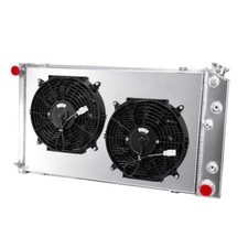 Radiator Fan Shroud Assembly Compatible with 1970 3 Row Radiator Shroud Fan