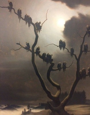 Ghosts on a Tree by Franz Sedlacek 16''X20'' GLOSSY POSTER PRINT