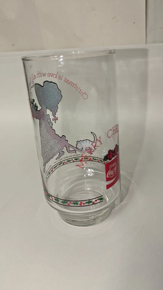 Vaso vintage Coca-Cola Holly Hobbie en muy buena condición envío gratuito  Foto 3 de 4