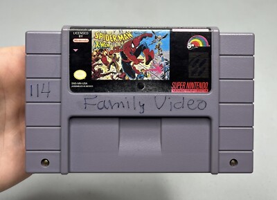 Super Nintendo SNES Spider-Man/X-Men: Arcade's Revenge Error