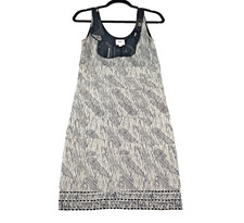 ECI New York Women’s Black White Floral Print Ruffle Sheath Dress Sz 4