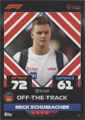 2020 Topps Chrome F1 Mick Schumacher Refractor RC #53 SGC 10 GEM