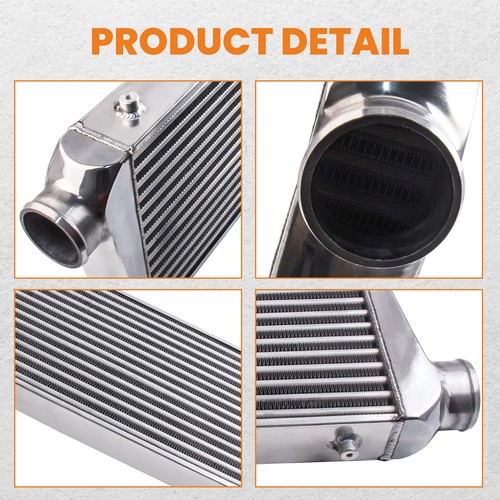 Universal Intercooler 600x300x76mm Front Mount - Tube + Fin 3" In/Outlet - Picture 7 of 13