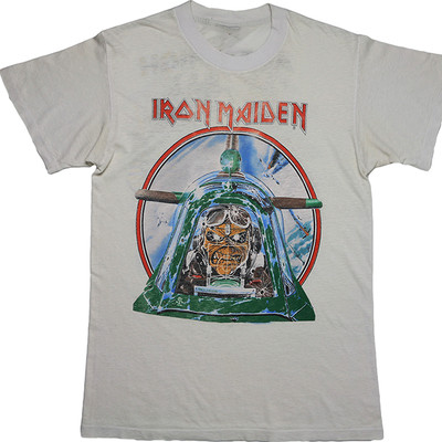 Iron Maiden Aces High Rare White 