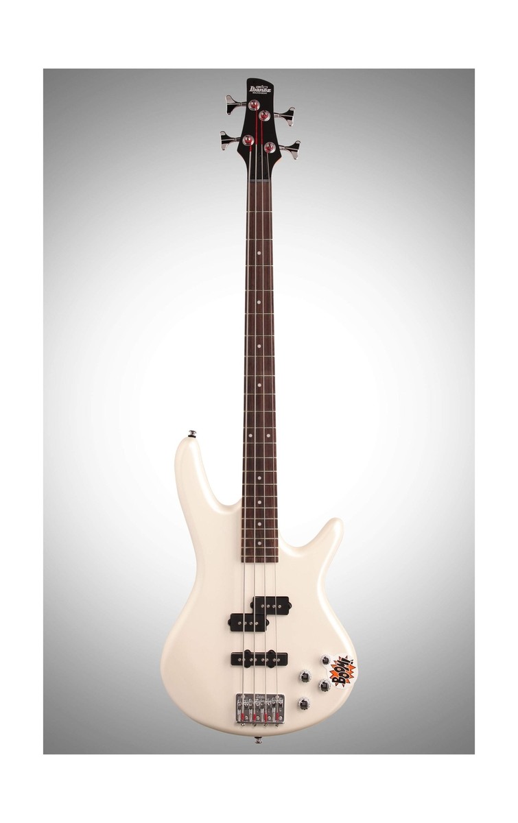 Ibanez Soundgear　ホワイト 4弦エレキベース Ibanez 4 String Bass Guitar, Right Handed, Pearl White (GSR200PW
