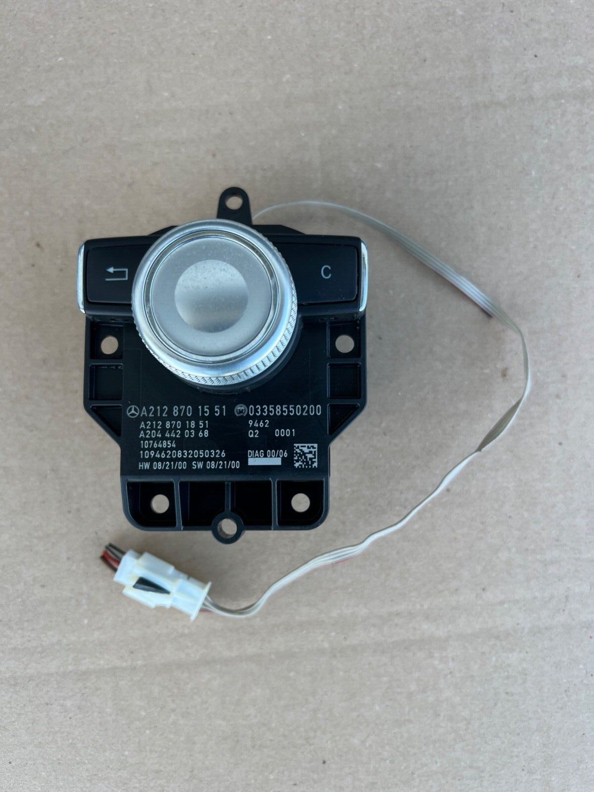 Mercedes W212 Controller Comand Navi Control Panel Switch Knob