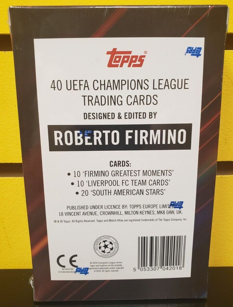 Topps UEFA Champions League Roberto Firmino Curated Set O Jogo Bonito -  SEALED