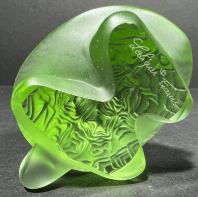 Lalique Crystal Sidonie Turtle Green #1214500 France | eBay