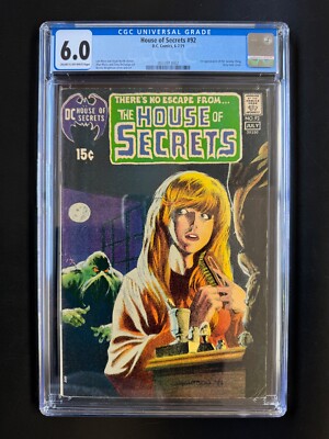 HOUSE OF SECRETS #92   CGC 6.0    1st App Swamp Thing - NEW CGC Case
