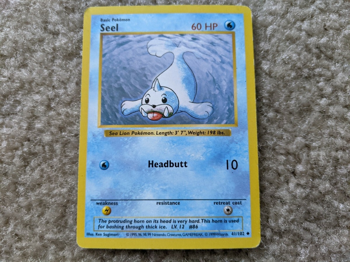 Seel&Dewgong 1st edition shadow less