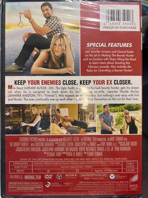 The Bounty Hunter DVD New Sealed Movie Jennifer Aniston
