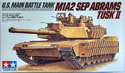 Tamiya 35326 US Main Battle Tank M1A2 SEP Abrams TUSK II 1:35 Neu in OVP