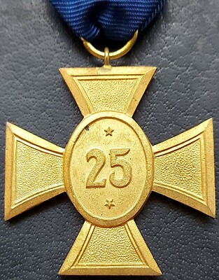  11107  Deutsche Post 2.WK 1957 Muster Polizeidienstkreuz 1. Klasse 25 Jahre 
