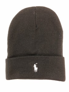 black polo winter hat