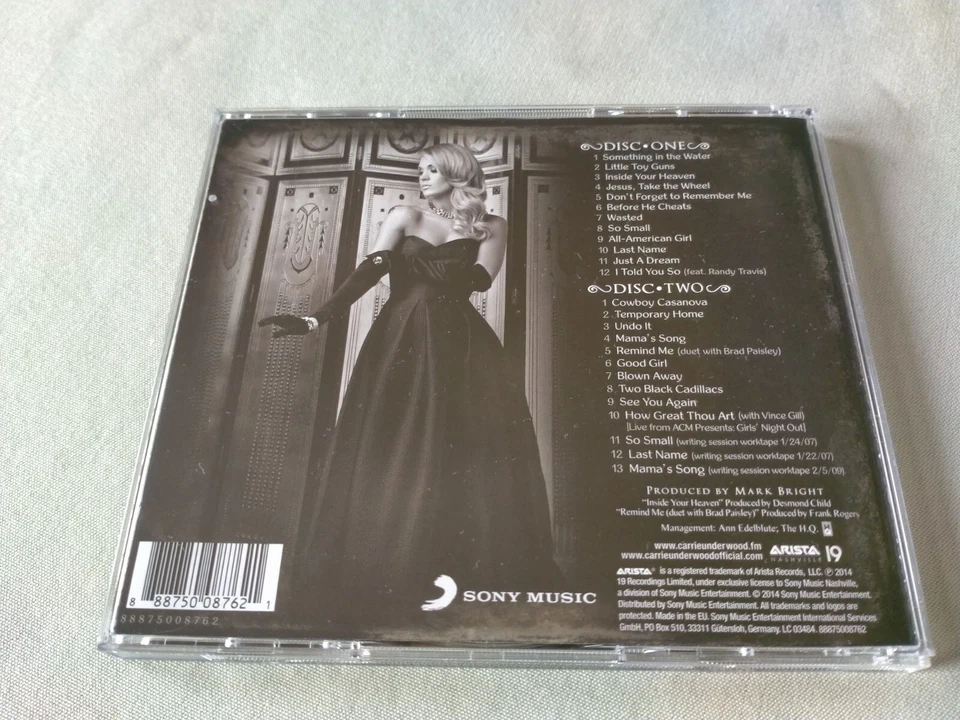 CARRIE UNDERWOOD job lot of 2 CD albums Denim & Rhinestones Greatest Hits #1 - Image 2 of 2