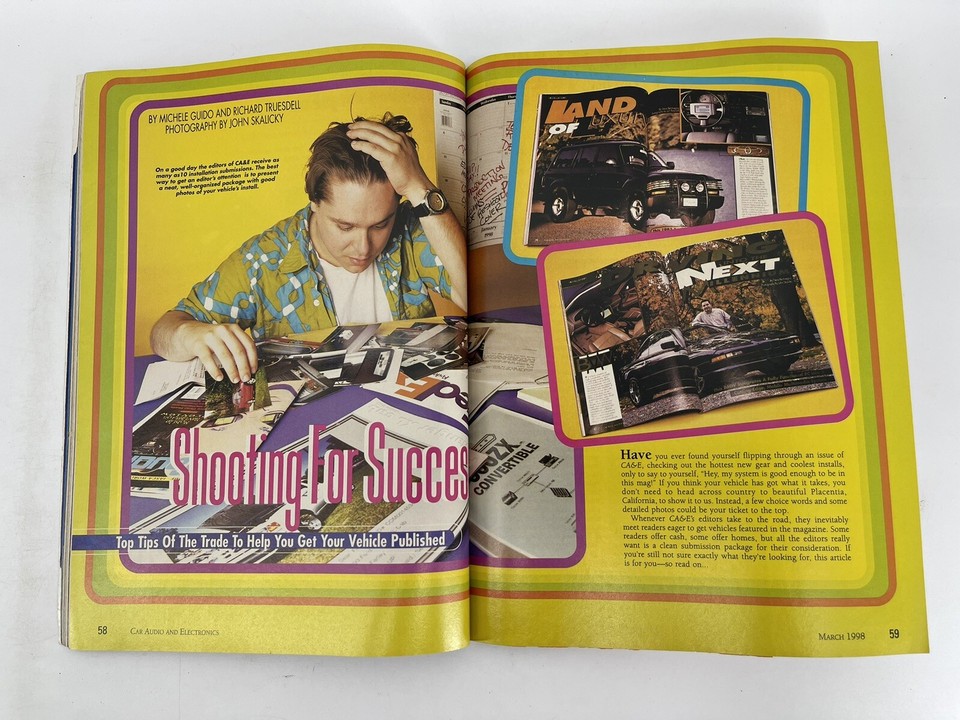 Car Audio And Electronics Magazine March 1998 Ampapalooza Amps Issue