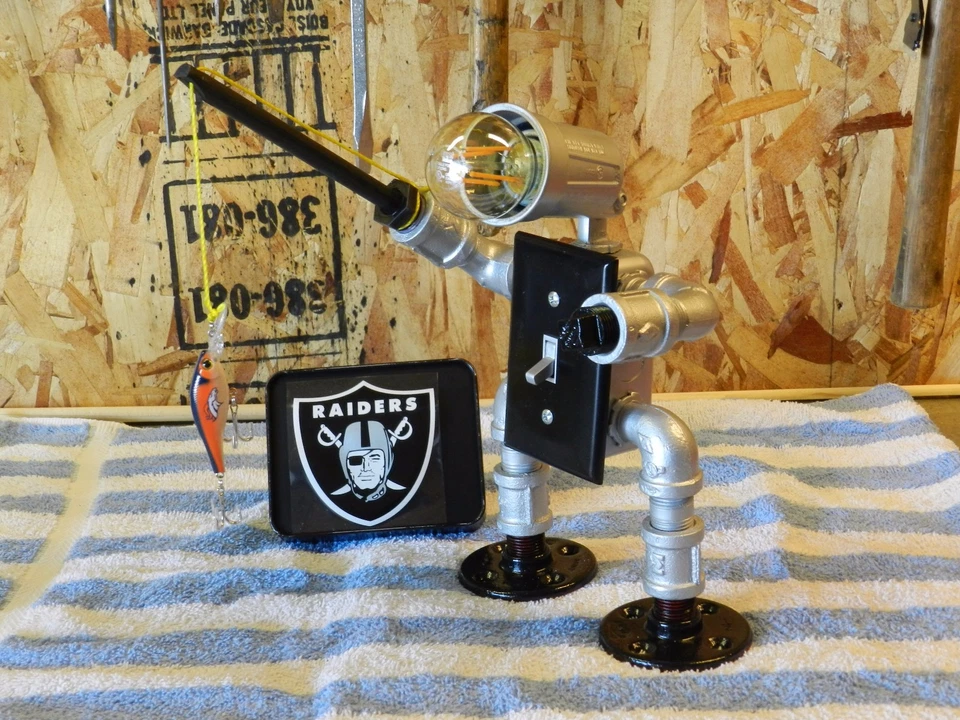 Tubo de Agua Mesa Luz Robot Industrial Lámpara de Escritorio Estudio Oficina Dormitorio Nuevo Foto 2 de 4