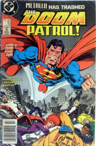 DC Comics Metallo has sshed the Doom Patrol Superman n°10 juillet 1988 - Photo 1 sur 2