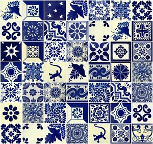 50 Mexican Talavera Ceramic Tiles 4, Mexican Ceramic Tile