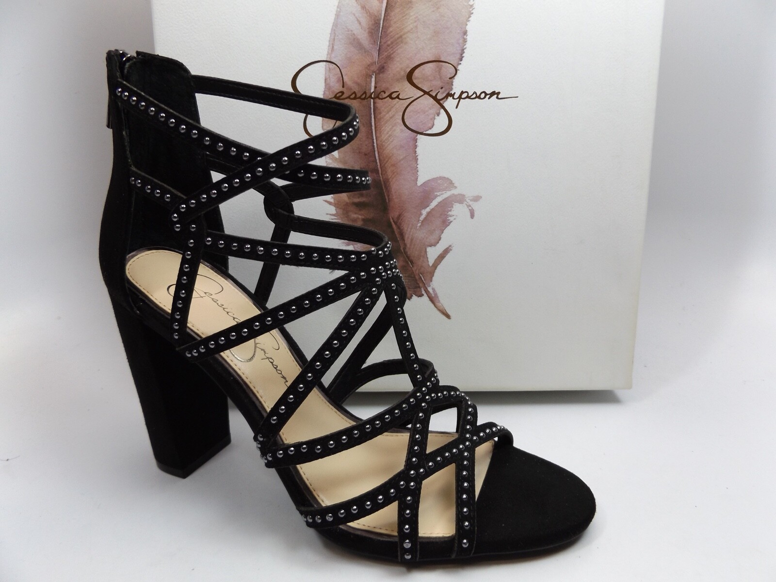 jessica simpson black strappy sandals