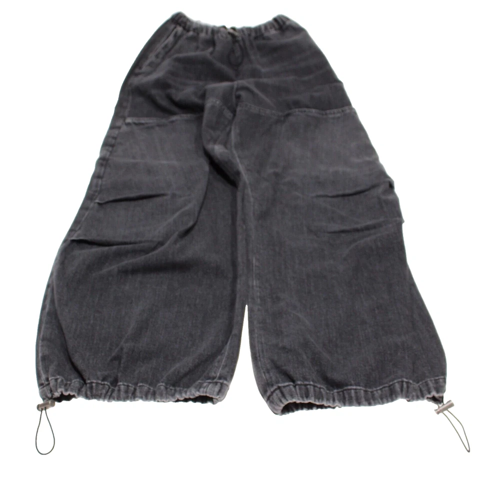 Pantalones de chándal informales de patinador 3x1 nuevos con etiquetas con cordones talla 27 EE. UU. en gris oscuro Foto 3 de 4