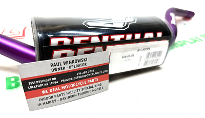 PURPLE Renthal 1 1/8 Fatbar 609 RC HIGH Handlebars MX ATV FAT BARS