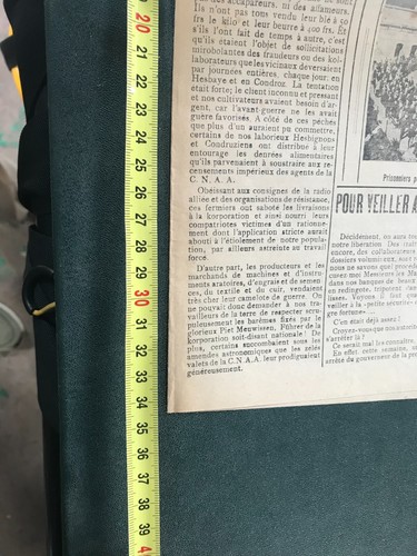 RARISSIME journal La résistance belge N° 21 1944 Huy Waremme Andenne Militaria - Picture 6 of 7