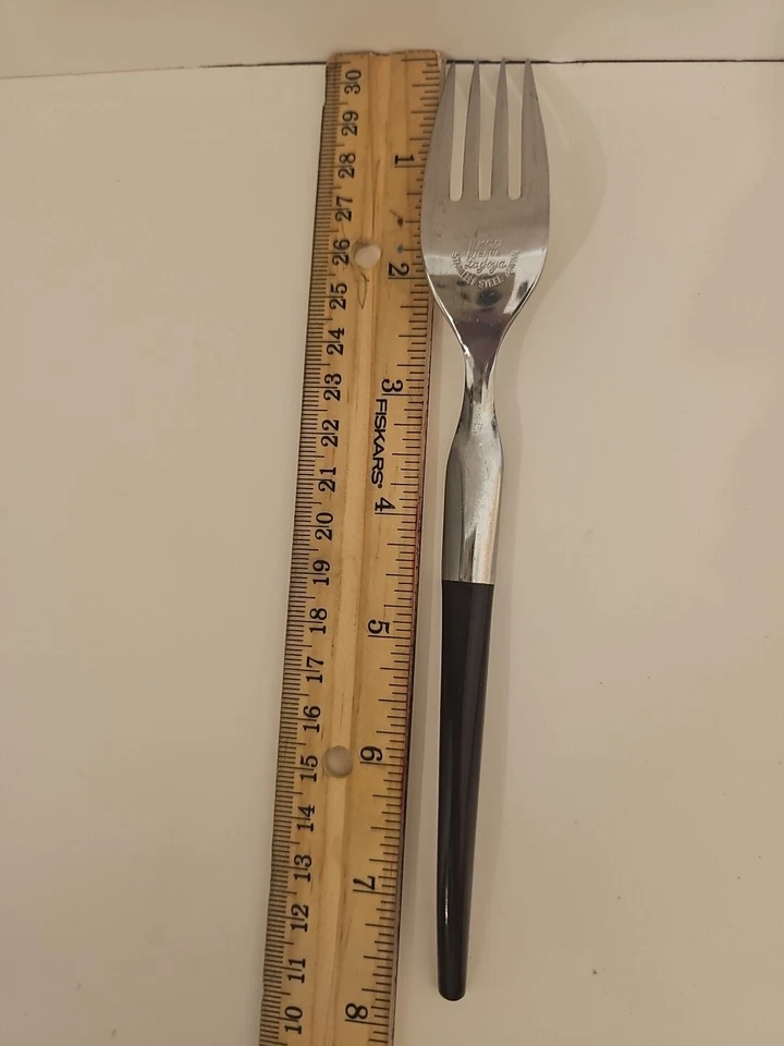 Juego de 5 piezas con patrón La Joya de Ekco Eterna mango de madera de palo de rosa inoxidable Foto 4 de 4