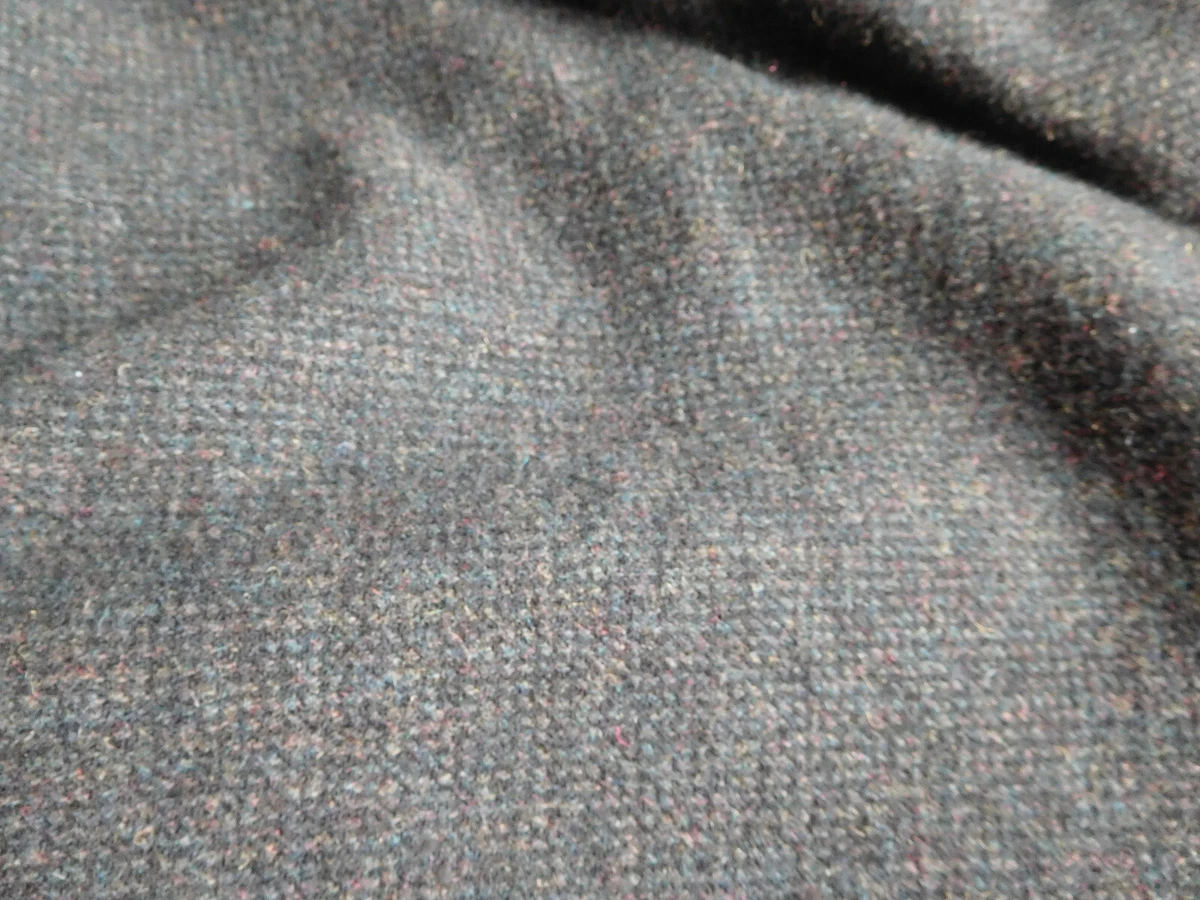 Charcoal Boiled Wool Fabric by Telio