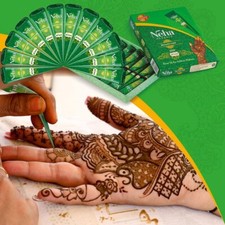 12 Neha Mehndi Cone Natural Herbal Mehandi Temporary Tattoo Free Ship