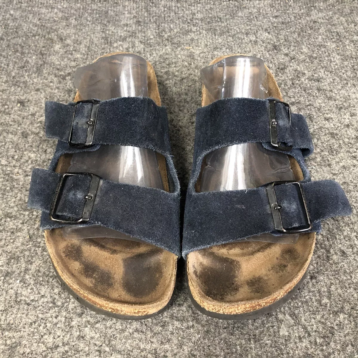 Navy suede store birkenstocks