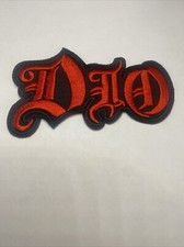 DIO LOGO SHAPED EMBROIDERED PATCH BgA