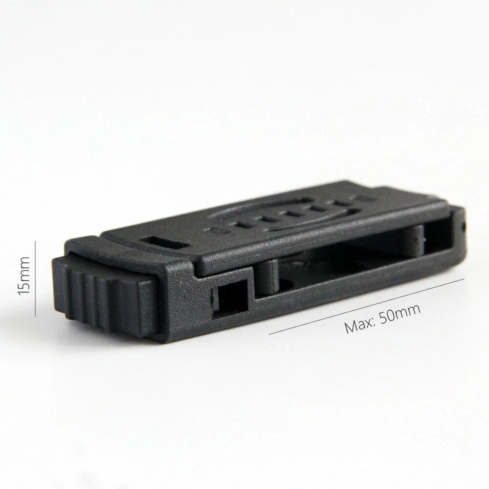 2PC Belt Loops Small DCL Loop Belt Clip For DIY Kydex Sheath Holster Knife Part - Image 3 of 4