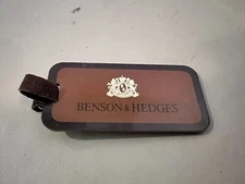 Vintage Benson And Hedges Luggage Tag 4” X 2”
