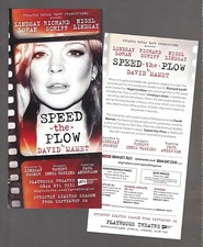 Lindsay Lohan (Stage Debut) "SPEED-THE-PLOW" Richard Schiff 2014 London Flyer