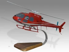 Aerospatiale AS350B Ecureuil Squirrel Desk Wood Helicopter New Model Large 1/24