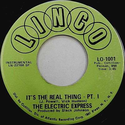 ELECTRIC EXPRESS Funk Single 7'' 45 RPM VG+ 3:45/3:45 (pt.1/pt.2) c17