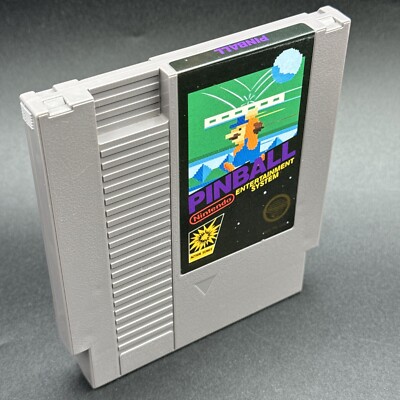 Pinball (Nintendo NES, 1985) Cartridge Only/Authentic/Tested/Fast  