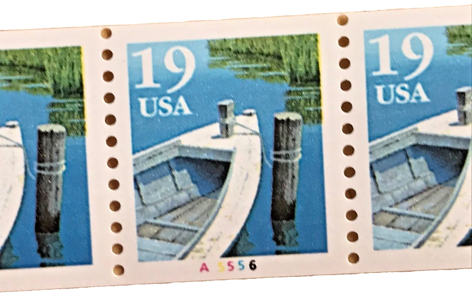 SCOTT #2529a FISHING BOAT TYPE II PNC5 - PLATE #A5556 MNH - Image 3 of 3